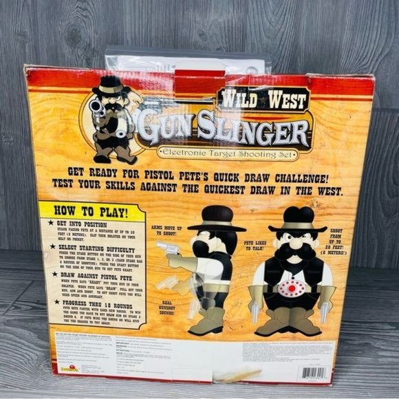 Jasman 2004 retro Wild West pistol Pete quick draw game cowboy game - Picture 4 of 6